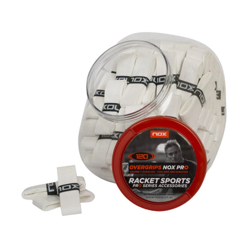 Tambor Overgrips NOX Pro Liso Blanco (x120)